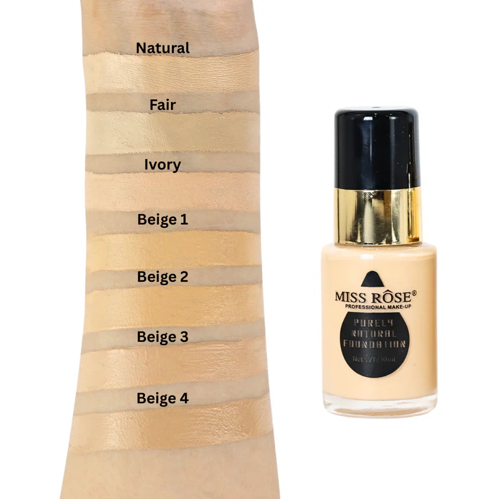 Miss Rose Purely Natural Liquid Foundation